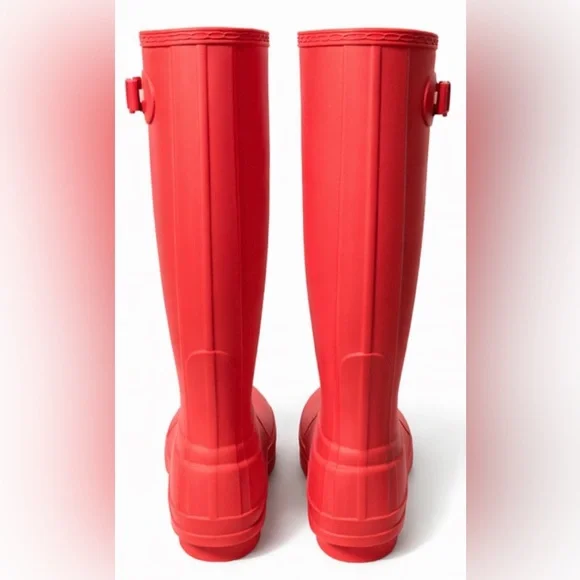 Hunter Pink/Coral Women's Winter & Rain Boots 👢 - Picture 2 of 5